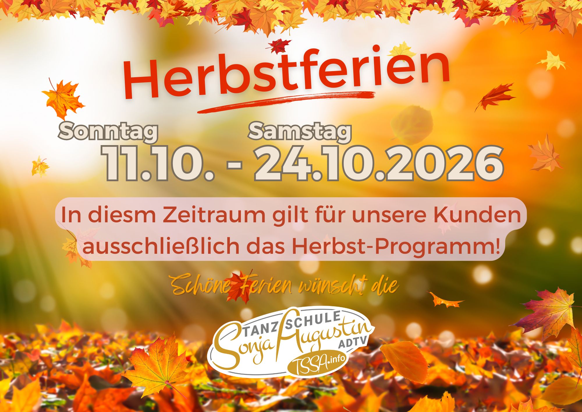 Herbstferien 2026